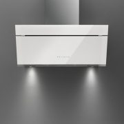 Falmec Butterfly, Design+, Wei/Glas, 90 cm, Wandhaube, mit 5 Jahren Garantie