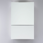 Falmec Ghost, Design+, Edelstahl/Glas Wei, 60 cm, Wandhaube, mit 5 Jahren Garantie