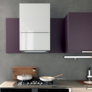 Falmec Ghost, Design+, Edelstahl/Glas Wei, 60 cm, Wandhaube, mit 5 Jahren Garantie