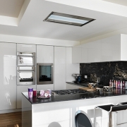 Falmec Nuvola 90, Design+, Wei, 90 cm, Deckenlfter, mit 5 Jahren Garantie