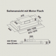 Falmec Stella, Design+, weiss, 90 cm, Deckenhaube, mit 5 Jahren Garantie