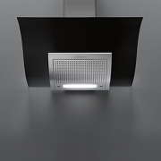 Falmec Adara, Design, Edelstahl/Schwarz, 90 cm, Wandhaube, mit 5 Jahren Garantie