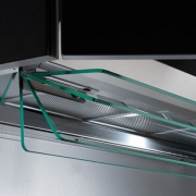 Falmec Virgola, Design, Edelstahl, 120 cm, Wandhaube, mit 5 Jahren Garantie