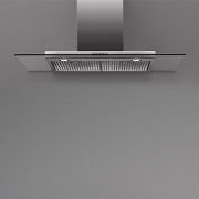Falmec Kristal, Design, Edelstahl, 90 cm, Wandhaube, mit 5 Jahren Garantie