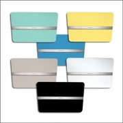 Falmec Flipper, Design, Glas/Kieselgrau satiniert, 85 cm, Wandhaube, mit 5 Jahren Garantie