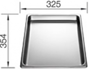 BLANCO Edelstahlschale 2/3 zur Aufnahme von 1/3 und 2/3 GN-Behltern, 515801