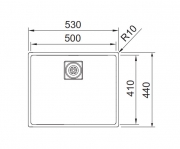 Franke Centinox CMX 210-50 Einbausple - SlimTop, 127.0279.538