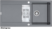 Franke Maris MRG 251 Fragranit Plus Farbe Steingrau, flchenbndig, 135.0303.008