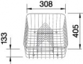 Blanco Geschirrkorb mit Tellerstapler, 507829