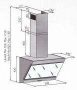 Silverline Sigma 60 cm SIW 653 S Schwarz-Schwarzglas. Mit 5 Jahren Garantie!