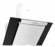 Silverline Alpha 60 cm ALW 653 S Edelstahl-Schwarzglas. Mit 5 Jahren Garantie!