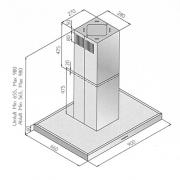 Silverline Cor Isola 90 cm COI 953.1 E Edelstahl. Mit 5 Jahren Garantie!