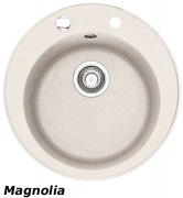 Franke Pamira ROG 610-41 Fragranit DuraKleen Plus, Siebkorb Stopfen, Farbe Steingrau, 114.0009.542