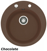 Franke Pamira ROG 610-41 Fragranit DuraKleen Plus, Siebkorb Excenter, Farbe Chocolate, 114.0199.720