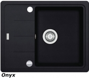 Franke Basis BFG 611-62 Fragranit DuraKleen Plus Farbe Onyx, 114.0301.331