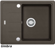 Franke Basis BFG 611-62 Fragranit DuraKleen Plus Farbe Steingrau, 114.0301.333