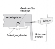 Franke Kubus KBG 160 Fragranit DuraKleen Plus Farbe Umbra, 125.0302.776