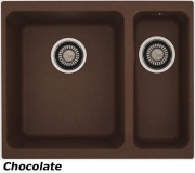 Franke Kubus KBG 160 Fragranit DuraKleen Plus Farbe Chocolate, 125.0176.644