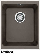 Franke Kubus KBG 110-34 Fragranit DuraKleen Plus Farbe Onyx, 125.0176.637