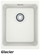 Franke Kubus KBG 110-34 Fragranit DuraKleen Plus Farbe Glacier, 125.0176.651