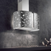 Falmec Moonlight, Mirabilia, LED, Edelstahl, 85 cm, Maxi-Inselhaube, mit 5 Jahren Garantie