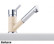 Franke Sinta Einhebelmischer Zugauslauf, Bi-Color Chrom/Umbra, 115.0303.608