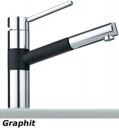 Franke BAT 350 Einhebelmischer Zugauslauf, Farbe Chrom/Glacier, 115.0006.702