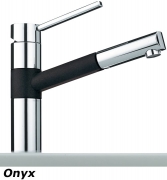 Franke BAT 350 Einhebelmischer Zugauslauf, Farbe Chrom/Sahara, 115.0006.696