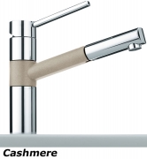 Franke BAT 350 Einhebelmischer Zugauslauf, Farbe Chrom/Sahara, 115.0006.696