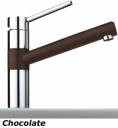 Franke BAT 340 Einhebelmischer Festauslauf, Farbe Chrom/Onyx, 115.0175.787