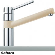 Franke BAT 340 Einhebelmischer Festauslauf, Farbe Chrom/Onyx, 115.0175.787