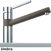 Franke BAT 340 Einhebelmischer Festauslauf, Farbe Chrom/Graphit, 115.0006.693