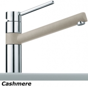 Franke BAT 340 Einhebelmischer Festauslauf, Farbe Chrom/Beige, 115.0006.684