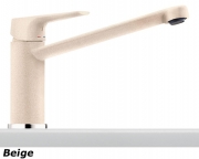 Franke Tico Einhebelmischer Hochdruck Festauslauf, Farbe Magnolia, 115.0282.402