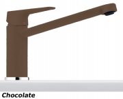 Franke Tico Einhebelmischer Hochdruck Festauslauf, Farbe Chocolate, 115.0197.815