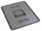 Franke ET Abfalltrennsystem Deckel anthrazit 18 L mit Aktivkohlefilter, 133.0284.697