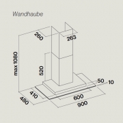 Falmec Exploit Stratox Wandhaube 90 cm, Edelstahl, mit 5 Jahren Garantie