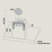 Falmec Exploit Top, Fasteel, Edelstahl, 90 cm, Wandhaube, mit 5 Jahren Garantie