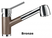 Schock Pila Schlauchbrause Hochdruck, Cristadur, Farbe Bronze