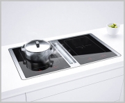 Gutmann Abajo 23 ML 925 A II Extern Muldenlfter mit 2 Induktionskochfeldern 92,5 cm, Edelstahl, ohne Motor, 23ML925AII. Mit 5 Jahren Garantie!