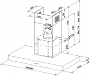Franke Format Basic FDF 6457 XS Wandhaube, 110.0196.049, Mit 5 Jahren Garantie!