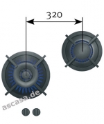PITT by Reginox Baluran Gas-Modul fr Flaschengasbetrieb, 2 Aluminium-Brenner