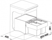 Blancoselect 50/2 Abfalltrennsystem, 518722