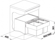 Blancoselect 60/2 Abfalltrennsystem, 518723