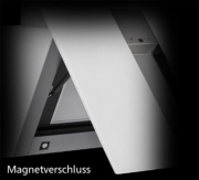 Silverline Ascella 90 cm ACW 953 S Edelstahl-Schwarzglas