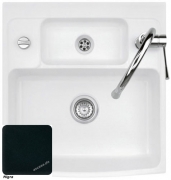 Systemceram KeraDomo CENTRA 60, Farbe Nigra, mit 5 Jahren Garantie