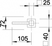 BLANCOLEVOS Splmittelspender Edelstahl seidenglanz, 517586