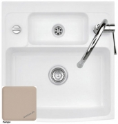 Systemceram KeraDomo CENTRA 60, Farbe Fango, mit 5 Jahren Garantie