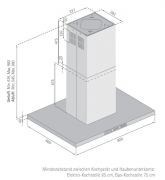 Silverline Leonis Isola Premium Inselesse 90 cm LOI 994.1 E Edelstahl. Mit 5 Jahren Garantie!
