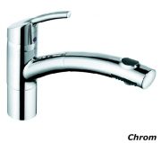 Systemceram KeraDomo TRENDO STAR Einhebelmischer mit Handbrause, Hochdruck, Farbe Chrom